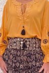 278M blusa bordada mostaza 365N falda gasa lurex negra euforia4you web 3 0299196a Euforia 4 You